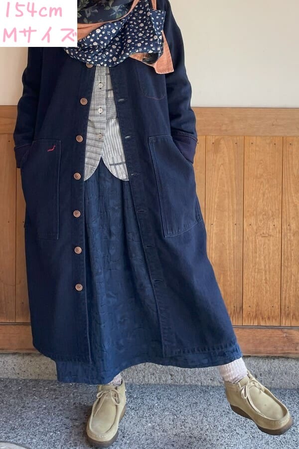 BlueTrick】 ロングショップコート 刺子 | ジャケット | BlueTrick