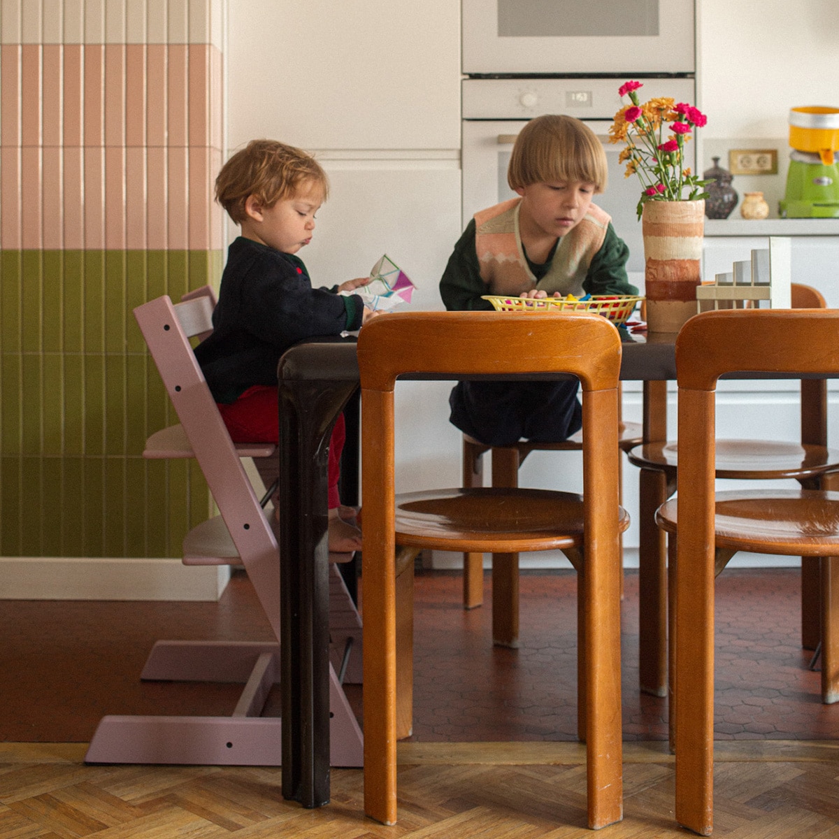 STOKKE ストッケ トリップトラップ ベビーセット2 / ヘザーモーヴ