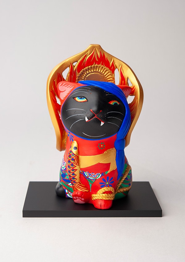 仏像】チュウデカクン 不動明猫 エサシトモコ作 | 日本の作家