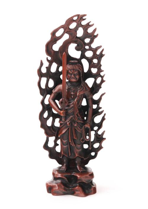 仏像】不動明王 - 総高15cm 銅製 高岡銅器 | 日本の手技,高岡銅器の