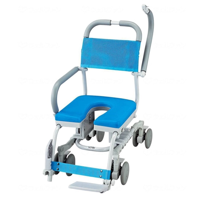 シャワーラク 4輪自在 U型シート ｜ 入浴補助用具 ｜ 介護用品・福祉