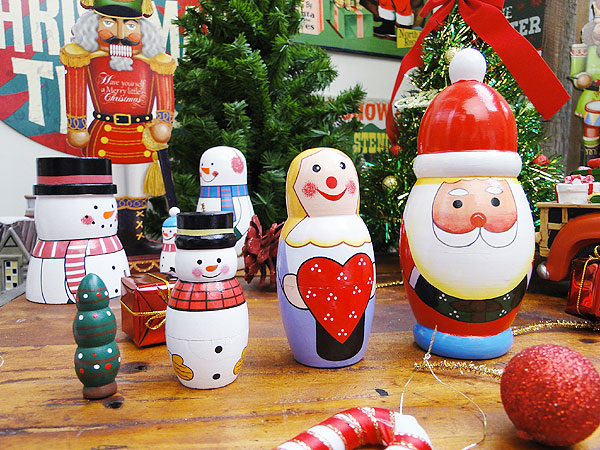 サンタマトリョーシカ （ノルディコ）の通販・販売 | アメリカ雑貨の