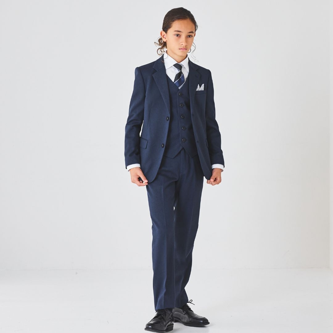 バーズアイ3ピーススーツ 140 150 160 170cm (8401-5601) CHOPIN