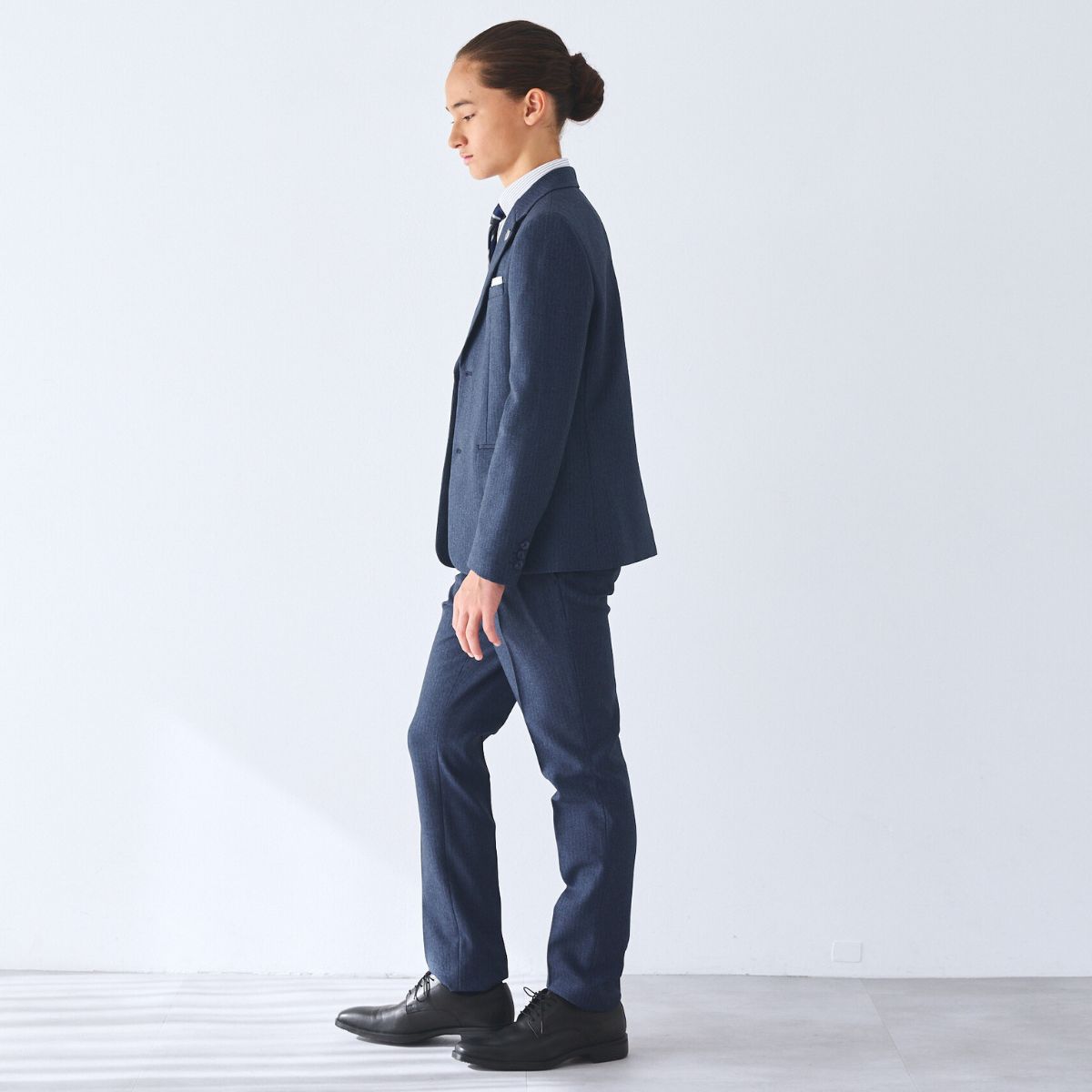 ストライプスリーピーススーツセット 140 150 160 170cm (8371-5604