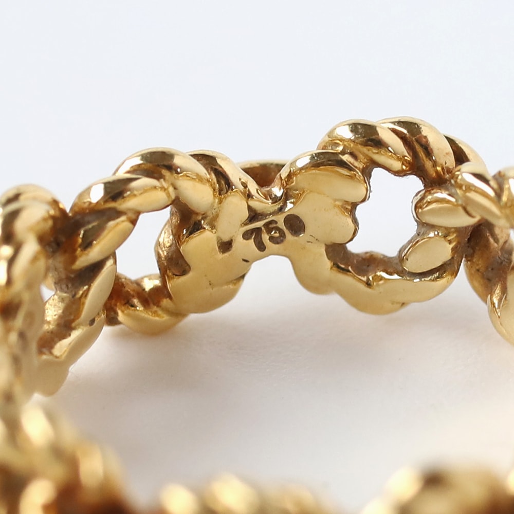 1995】TIFFANY&Co. 18k Gold Twist Ring | VINATEGE TIFFANY＆Co