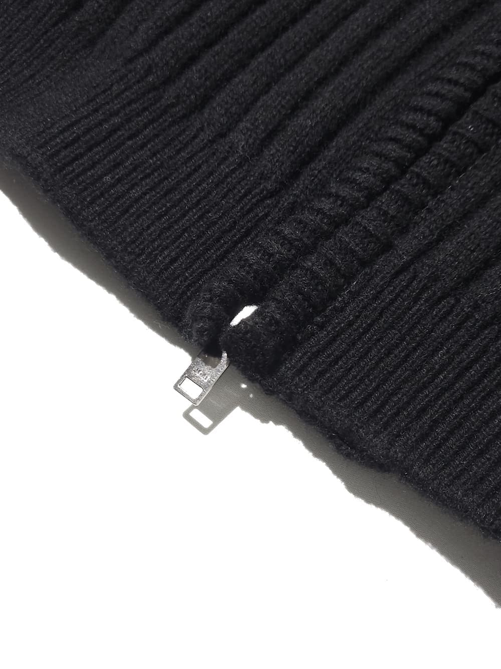 YOKE(ヨーク) Wide Rib Highneck Zip Cardigan - COLDBECK ONLINE