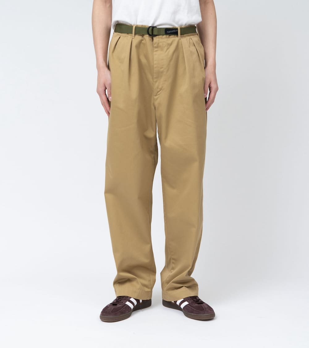 SALE】nanamica(ナナミカ) Double Pleat Chino Pants - COLDBECK
