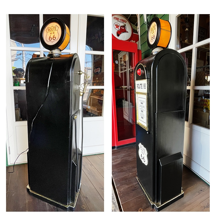 アメリカンヴィンテージなインテリア収納。キャビネット ガソリン