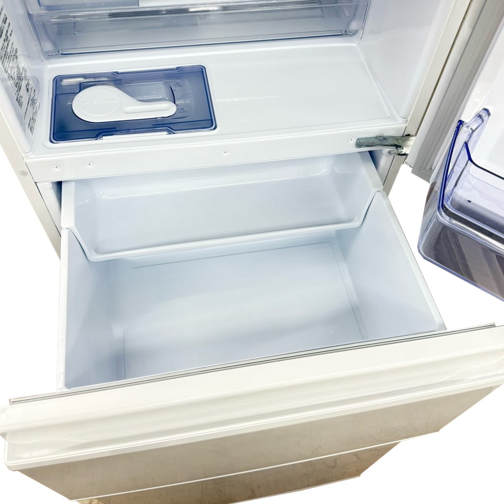 中古近郊送料格安 330L 3ドア冷蔵庫 三菱 MR-C33G-W 2022年製 自動製氷