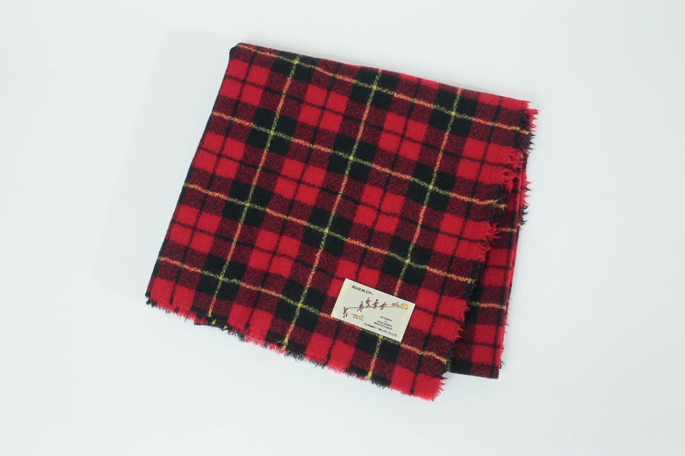 WOOL TARTAN CHECK BLANKET Wallace （オールドマンズテーラー／R&D.M