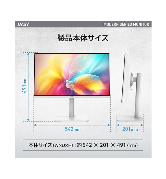 SALE】Modern MD2412PW ◇通常価格 22,800円（税込） | モニター(周辺