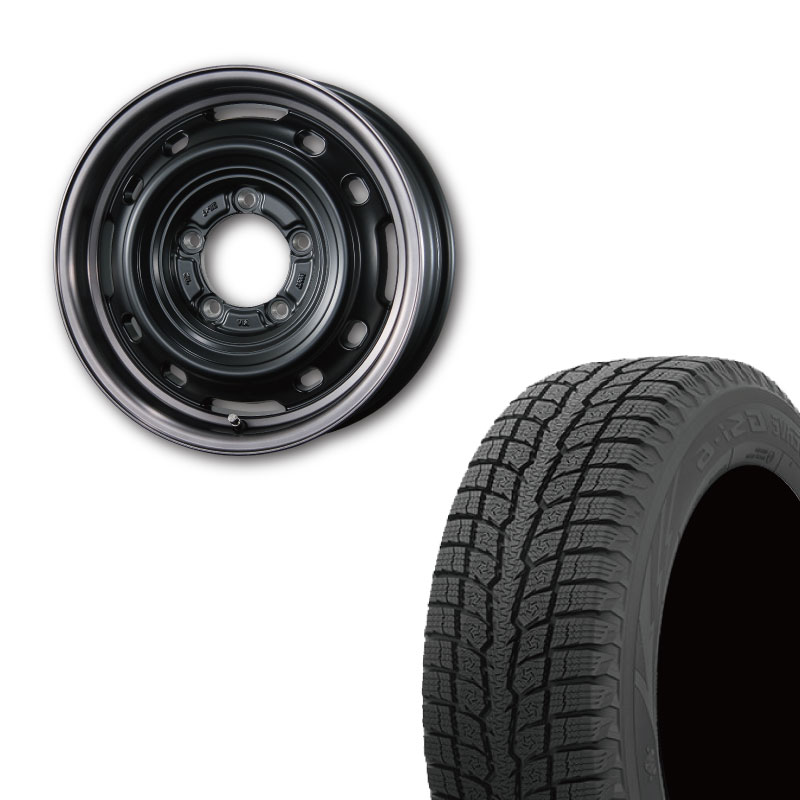 ジムニー 175/80R16 スタッドレスセット4本 美品 バリ溝 175/80R16 選べるスタッドレスセット <br> UNIONRIM HR 16×5.5J +20