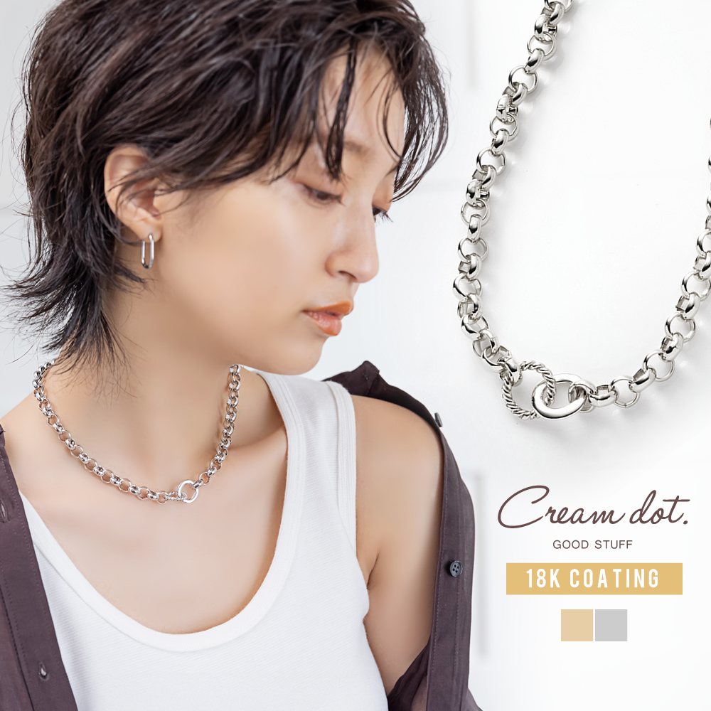 金属アレルギー対応】ネックレス 金属アレルギー ニッケルフリー 18k