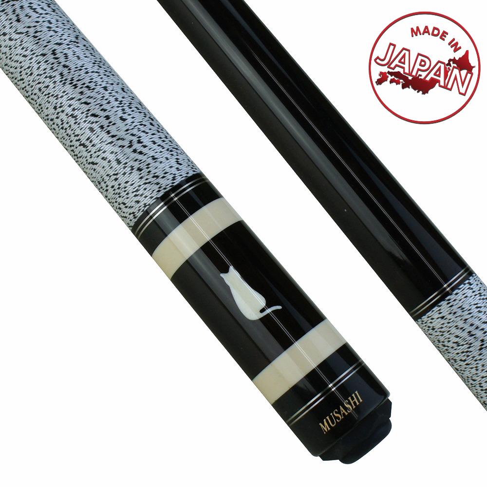 ムサシ キュー 黒檀 猫インレイ (ACSS PROシャフト) ADAM,MUSASHI