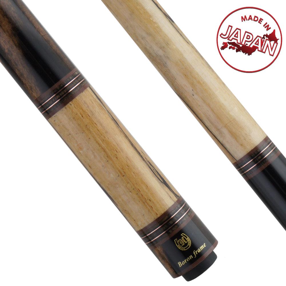 早川工房 カスタム キュー ブナスポルテット x 黒柿 ウッドグリップ