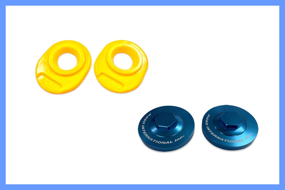 アバルトの乗り心地を劇的に改善！ASSPIDE トップマウントブッシュ