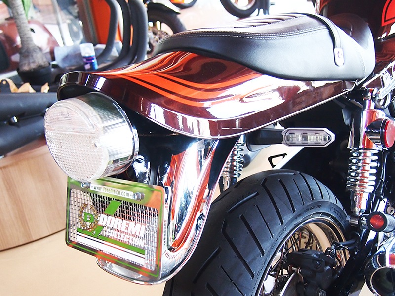 Z900RS Z1 STD鉄メッキリアフェンダー クリアランプセット ノーマル