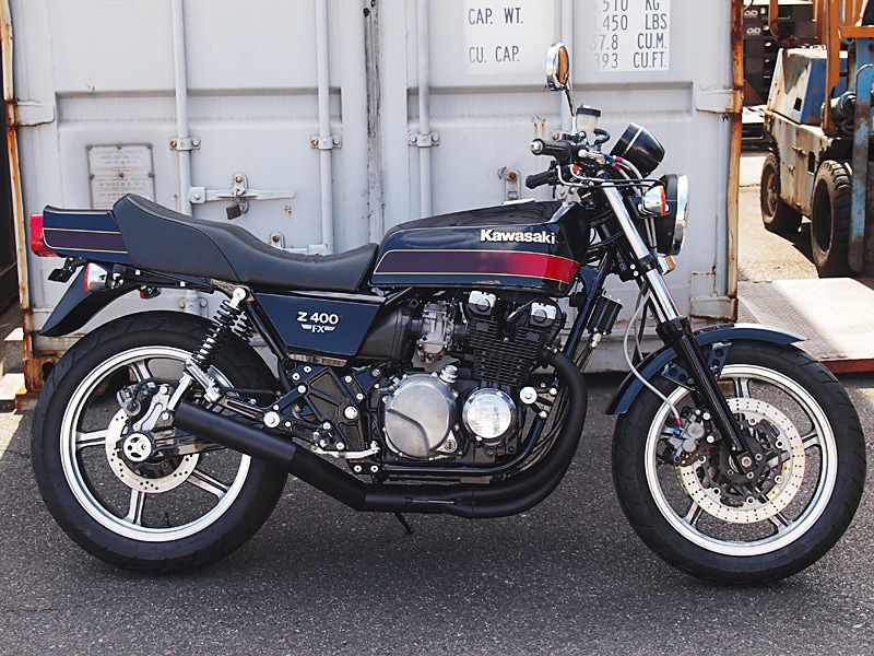 ゼファー400 FXタイプタンクセット(E4ブルー)後期シート【納期はお