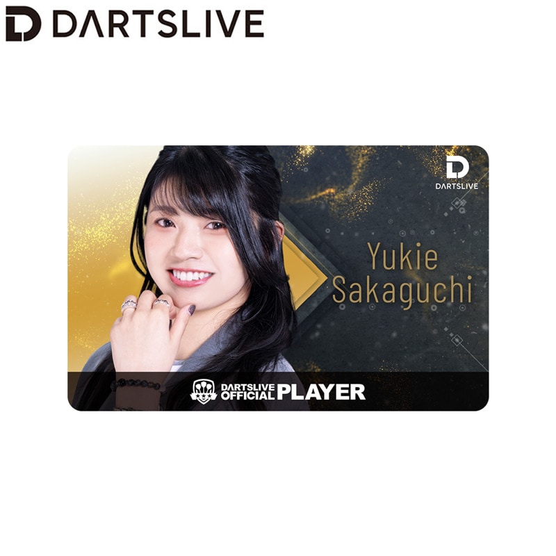 DARTSLIVE PLAYER GOODS第六弾 坂口優希恵選手 (ダーツ カード