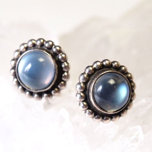 sold ジョージジェンセン ブルームーンストーンピアス