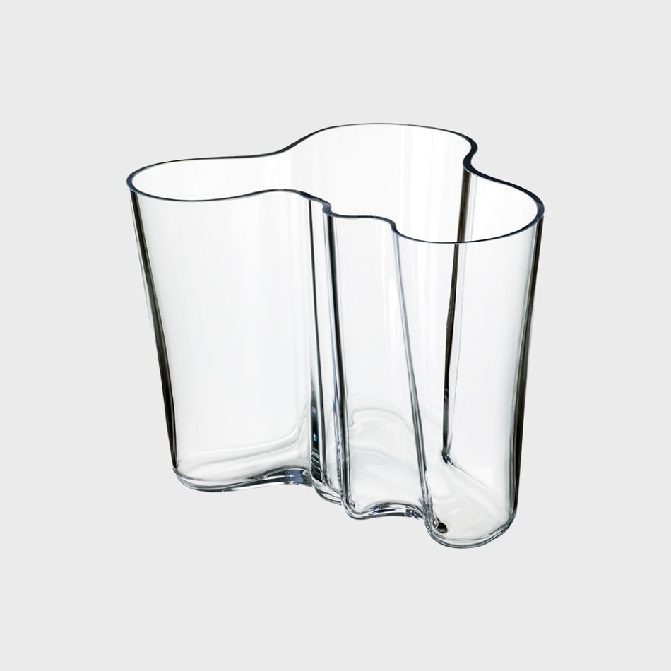 イッタラ フラワーベース / アアルトベース 95 mm クリア S [ iittala