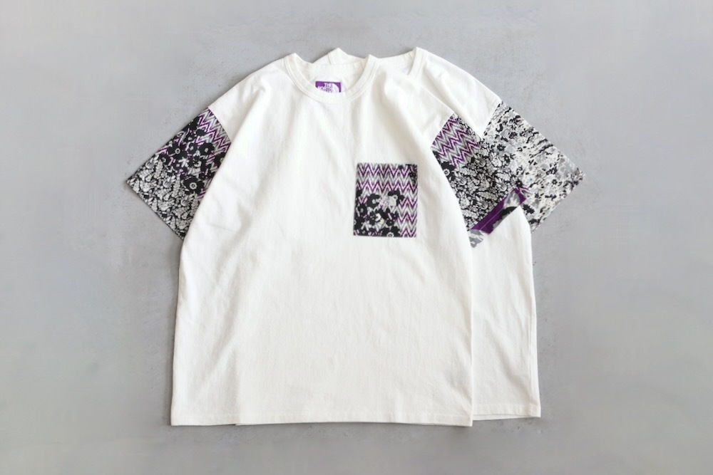 新品タグ付き ノースフェイスパープルレーベル フラワープリントクロップドシャツ 30%OFF】(NT3324N) / THE NORTH FACE PURPLE LABEL(ザ・ノースフェイス