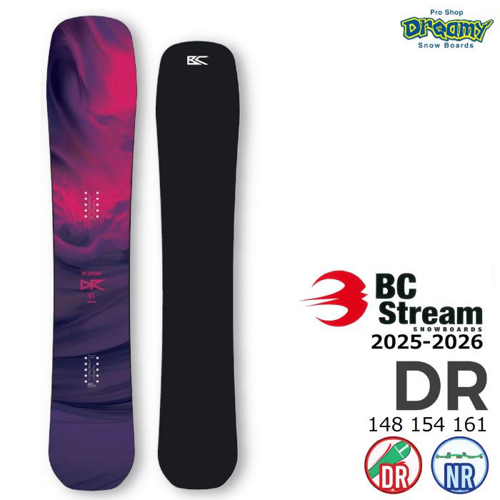 25-26 BC STREAM DR ディレクショナル ノーズロッカー カービング