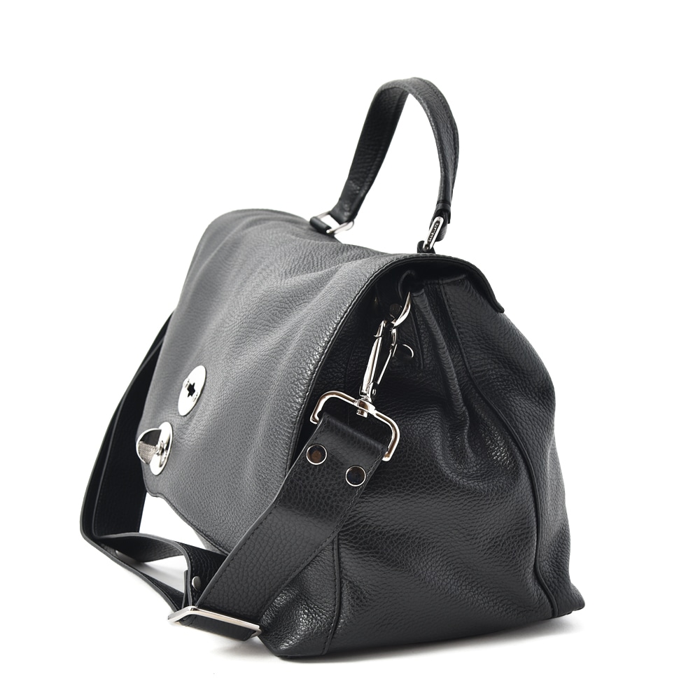 ZANELLATO ザネラート POSTINA M＋ MARCAPUNTO ショルダーバッグ BLACK