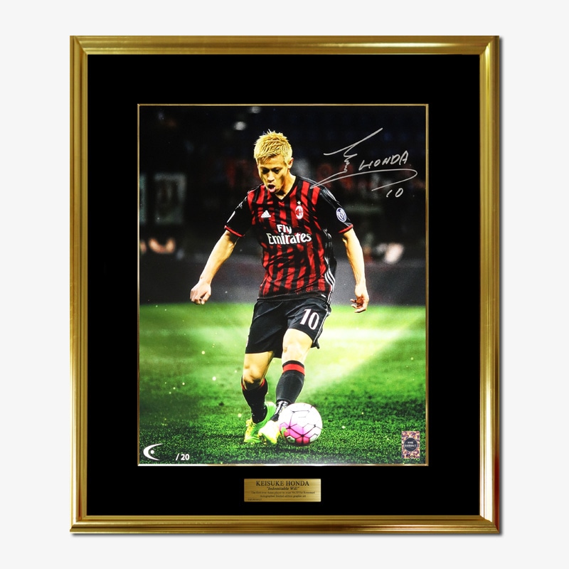 世界限定20枚] 本田圭佑 直筆サイン入りグラフィックアート