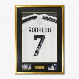 世界限定30枚] ロナウド直筆サイン入りパノラミックアート 