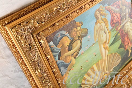 イタリア製 額絵 大 ヴィーナスの誕生｜Q801004465 | イタリア家具