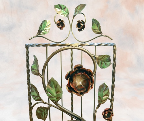 イタリア製アイアン傘立て コーナー型｜TS-8558/S | イタリア家具