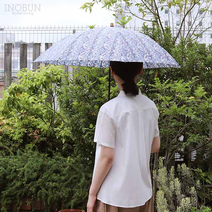 再入荷予定なし】Coupole リバティ 日傘 折りたたみ 2つ折り 8本骨