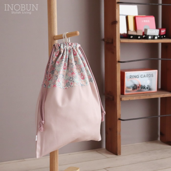 リバティ LIBERTY 巾着 Michelle ミシェル ピンク コップ袋 日本製