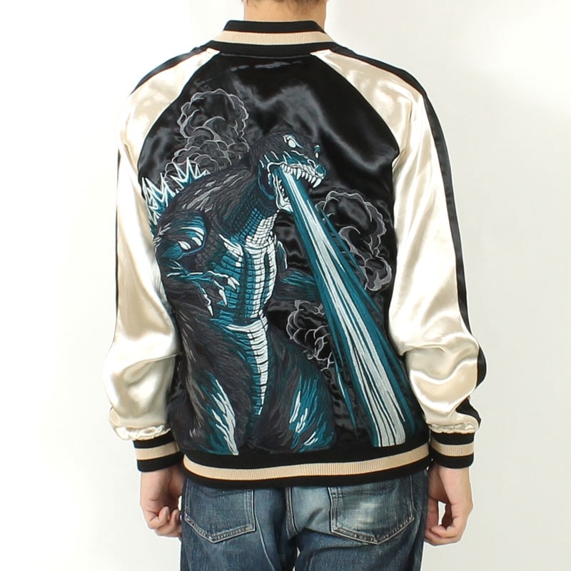 ゴジラ(GODZILLA) 刺繍リバーシブルスカジャン / GZL-2402 / 2024秋冬