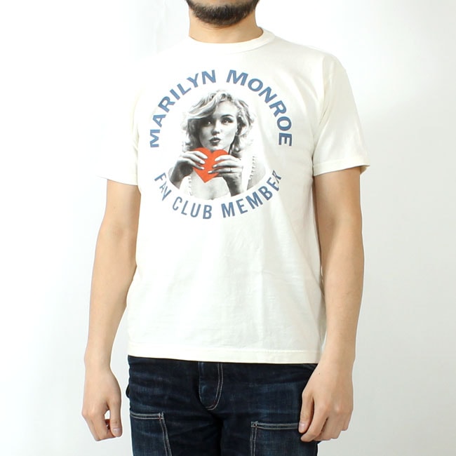 TOYS McCOY(トイズマッコイ) マリリンモンロー プリントTシャツ FAN