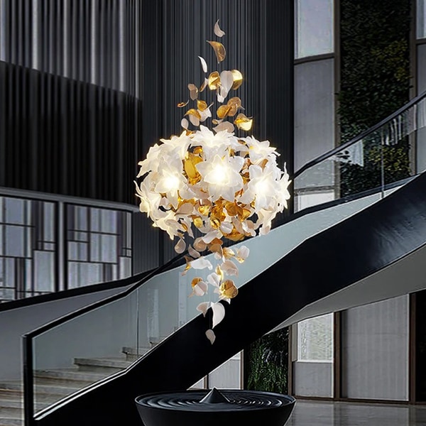 モダン照明 LED フラワーシーリングペンダントライト C（H1200