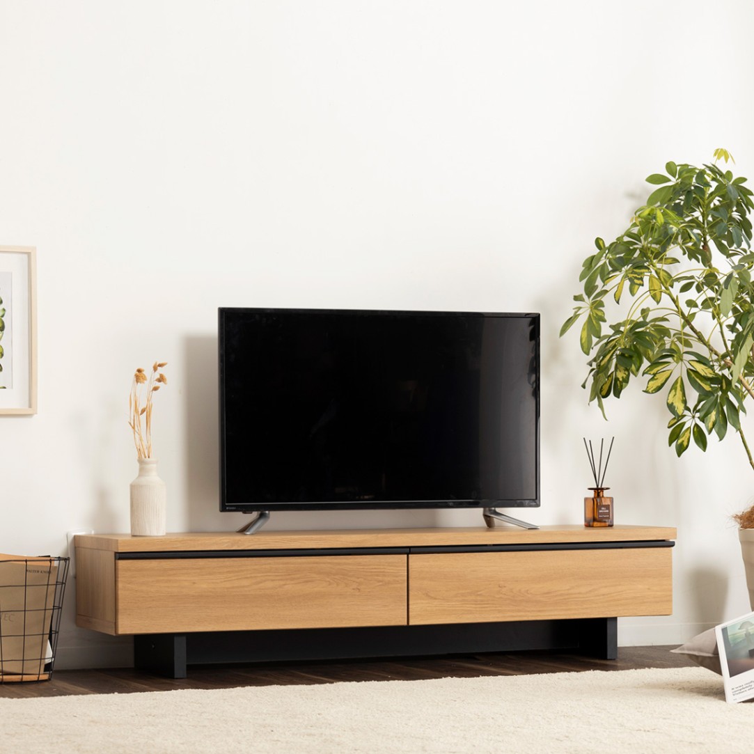 幅180］ スーダン ｜ 脚付き テレビ台 ローボード