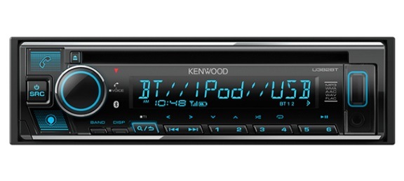 ケンウッド CD/USB/iPod/Bluetoothレシーバー U382BT | カー用品,カー