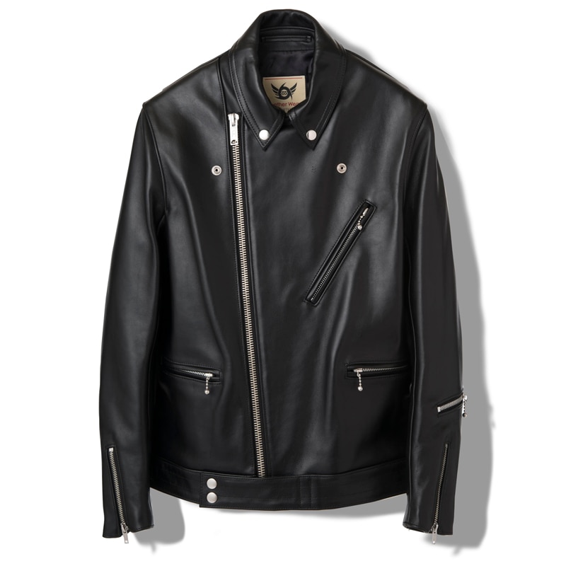 LJM-8 フロントフラップ ライダースジャケット｜『666』パンクロック