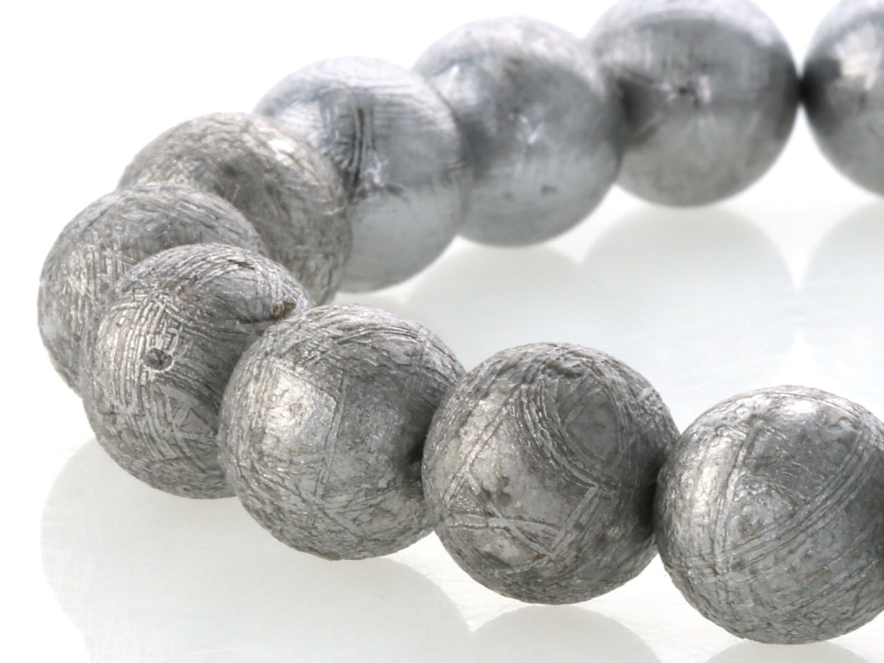 ギベオン隕石 ブレスレット 10mm玉 No.5｜最高級パワーストーン販売の