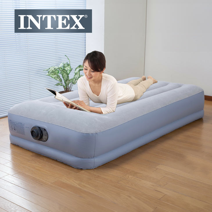 インテックス社製 NEWピローレスト電動エアーベッド シングル