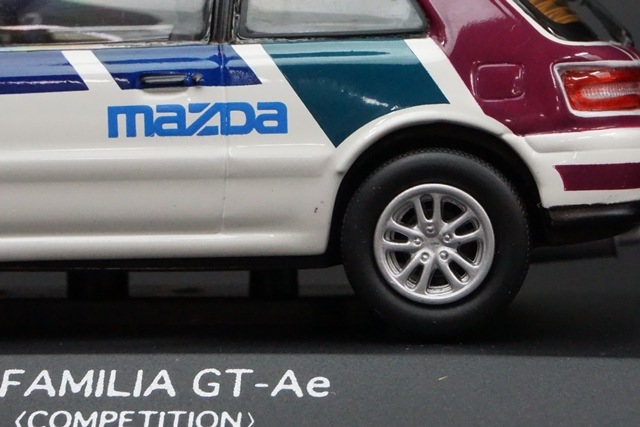 1/43 sapi SCC002 マツダ ファミリア GT-Ae BG8Z competition 1992