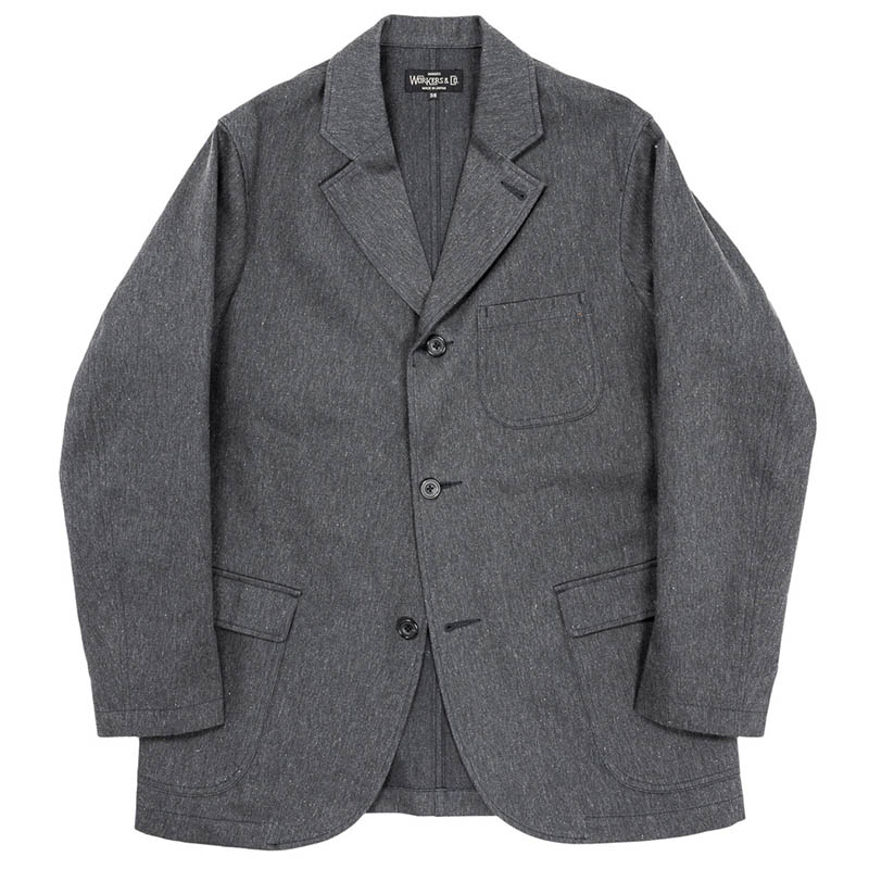 WORKERS/ワーカーズ Lounge Jacket, w/Sleeve Lining, Cotton Serge