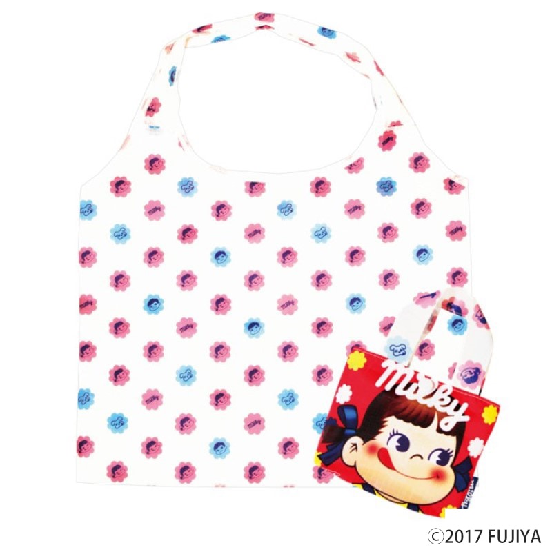 ペコちゃんのエコバッグ（レッド）の通販｜不二家「ファミリータウン」