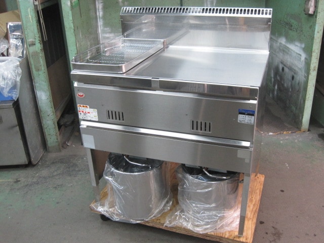 タニコー】【業務用】【中古】 ガスフライヤー TGFL-B4345C 都市ガス