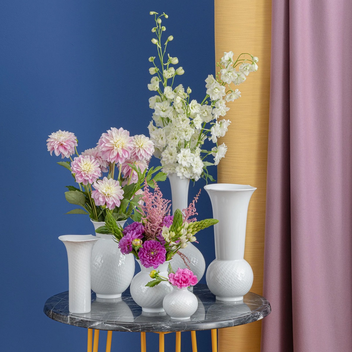 マイセン オレンジとサクランボ 花瓶 9cm 50920/719391 | 花瓶