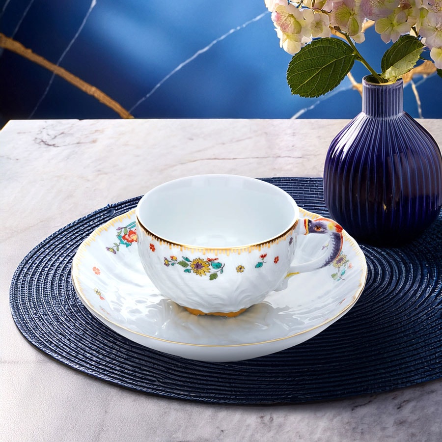 マイセン スワンサーヴィス ティーカップ＆ソーサー 397152/05584