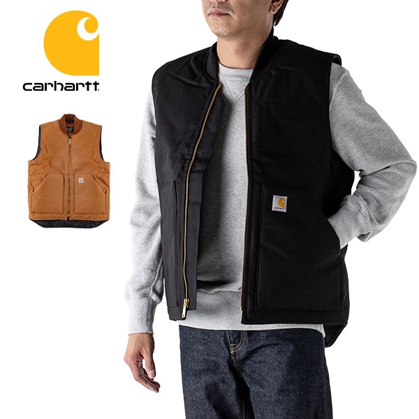 カーハート Carhartt ベスト V01 ダックベスト メンズ コットン 裏地
