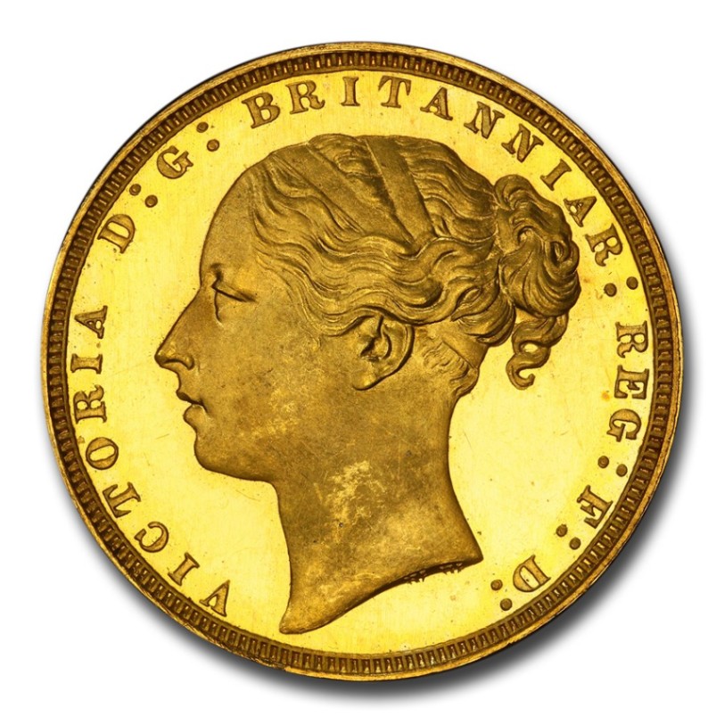 1871年 イギリス ヴィクトリア女王 ソブリン 金貨 イギリス女王 ヤング